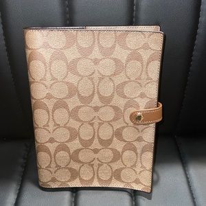 Coach Notebook In Signature Canvas
